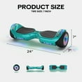 thumbnail image 5 of MOSTA All Terrain Self-Balance Scoote ,Electric Scooter Board for Kids & Adults with Bluetooth and Led Lights,6.5 inch,165 lbs capacity Perfect Gift, 5 of 7