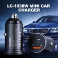 thumbnail image 5 of Cargador De Coche De Carga Rápida Qc3.0 Cargador De Coche De 38 W Cargador De Teléfono De Doble Puerto Usb De Metal Monstrate EL016422-02, 5 of 5