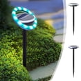 thumbnail image 2 of sruoe Solar Garden Lights Decorative, Outdoor Solar Lights, 2 Pc Solar Lights Decor, Waterproof Garden Pathway Lights, Stake Lights for Outside, Patio, Lawn Landscape Decoration Light, 2 of 6