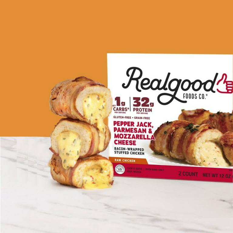 Real Good Foods launches Bacon Wrapped Stuffed Chicken Breast in