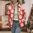thumbnail image 5 of larppty Jackets for Women Fashion 2025 Christmas Coat for Women Casual Quilted Lightweight Outerwear Coats (Watermelon Red, 3XL), 5 of 5