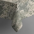 thumbnail image 4 of Beige Green Camo Pixel Pattern Rectangle Tablecloth 60"x102",Waterproof Polyester Rectangle Table Cloth, Wipeable Spillproof Polyester Tablecloth for Dining, Camping, Indoor and Outdoor, 4 of 6