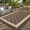 Peony Brown, variant on ZACOO 8'x10' Diamond Lattice Border Outdoor Rug, Waterproof UV Resistant Patio Mat for Deck RV Balcony, Terracotta Orange