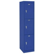 Standard Storage Lockers w 3 Doors (Blue)