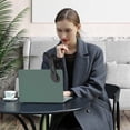 thumbnail image 5 of Magnetic Phone Holder for Laptop – 360° Adjustable Side Mount for iPhone 17/16/15/14/13/12, Foldable 2-in-1 Stand for Desk & Monitor, Portable Computer Expansion Bracket, Silver/Black/Grey, 5 of 6