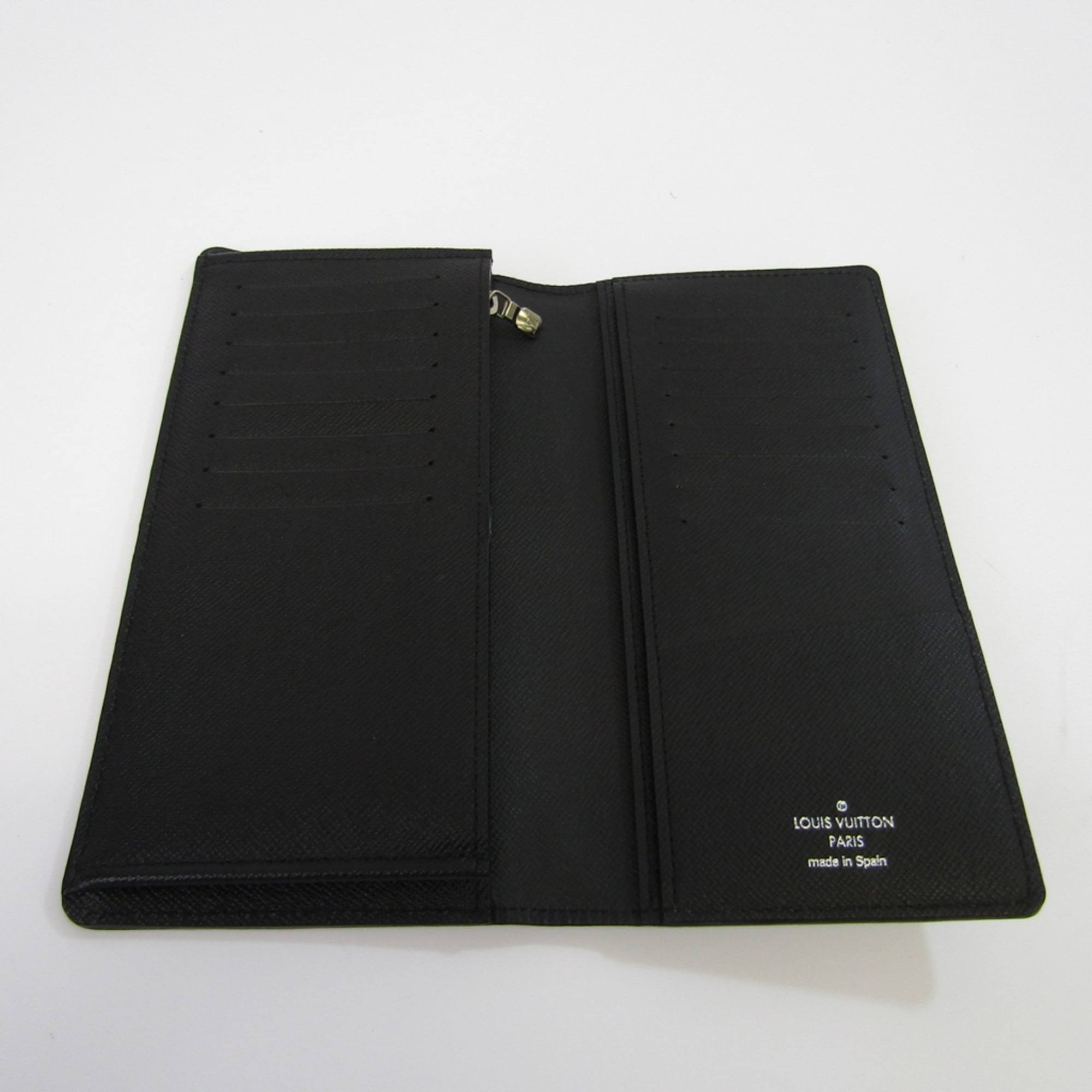 Authenticated Used Louis Vuitton Epi Portefeuille Brazza M60622 Men's Epi  Leather Long Wallet (bi-fold) Noir