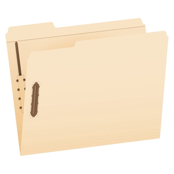 Pendaflex File Folder 1-Tab Assorted Letter Size Manila 50/Box (1006993)