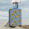 thumbnail image 7 of Disketp Sunflowers Elastic Travel Luggage Cover Travel Suitcase Protective Cover For Trunk Case Apply To 18''-32'' Suitcase Cover-X-Large, 7 of 7