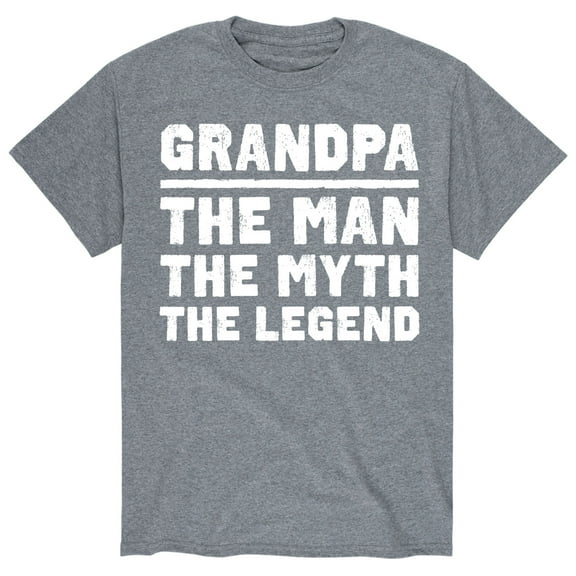 Instant Message - Grandpa Man Myth Legend Grandpa Shirt Gift - Men's Short Sleeve Graphic T-Shirt