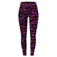 thumbnail image 4 of 2026 Valentine's Day Women Leggings Casual Printed Trendy 2099 Full Length Yoga Pencil Pants, 4 of 4