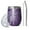 Purple Paisley Pattern, variant on 12oz Stemless Wine Tumblers Purple Ethnic Mandala Pattern Vacuum Insulated Stainless Steel Travel Tumbler Cups Mug with Lid and Straw for Champaign,Cocktail,Beer with Cleaning Brush