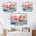 thumbnail image 4 of Designart Romantic Landscape Oversized framed wall art decor, Romantic Landscape framed wall Art, Abstract Romantic Flowers composition , Multi-Color Traditional Gold framed wall art, Gold Frame, 4 of 5