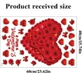 thumbnail image 2 of Valentines Day Decorations Window Clings Red Rose Heart Stickers Double Sided Glass Window Decals PVC Static Cling Decorations for Home Store Front Door Party Decor A, 23.6x15.7", 2 of 7