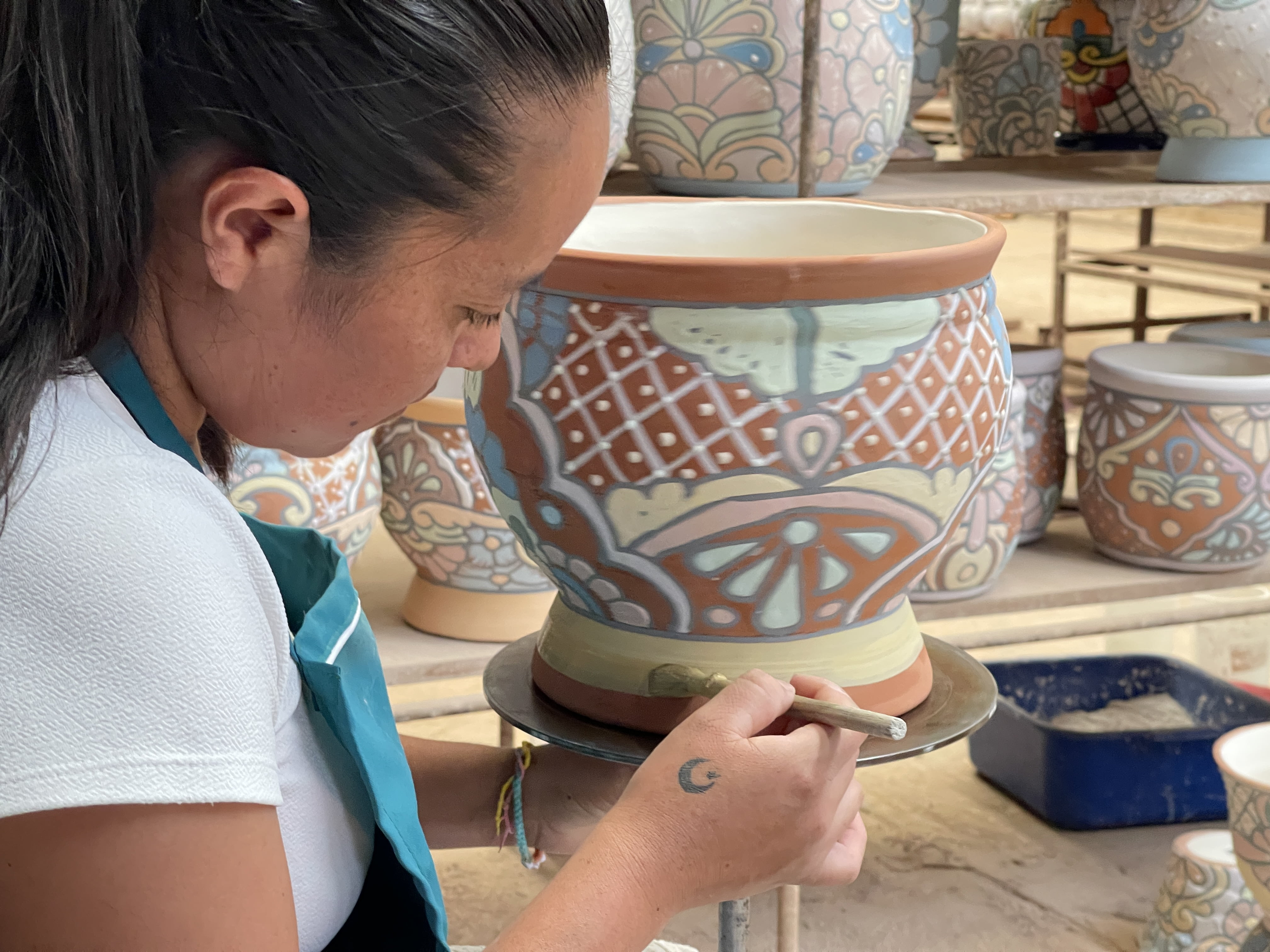 Utensil Holder - Large - Red – Enchanted Talavera