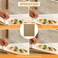 thumbnail image 4 of 12 inch Pizza Paddle Sliding Pizza Peel with Handle and Baking Cloth Non-Stick Pizza Peel for Bread Kitchen Essential Baking (Brown,12inch), 4 of 6