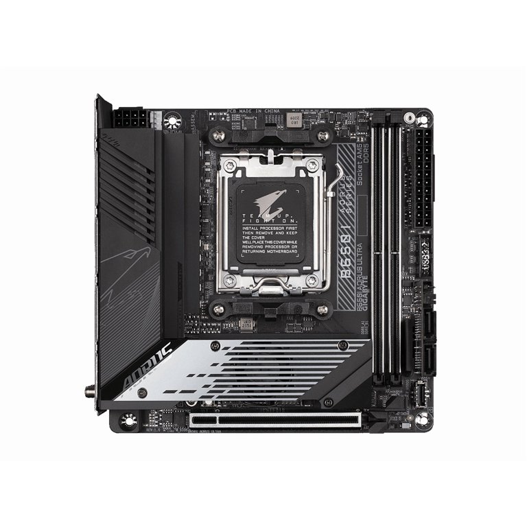 マザーボード B650i AORUS ULTRA+Ryzen5 7600X +Mem 32GB GIGABYTE B650I AORUS ULTRA AM5 AMD B650 SATA 6Gb/s Mini ITX Gaming