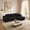 Black, variant on 95 Inch Modular Combination Sofa with L-Shaped Lounge, 4-Seater Boneless Design, Brown