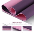 thumbnail image 2 of Terrui Tpe Yoga Mat With Purple Finish TER-LDZ008P, 2 of 4