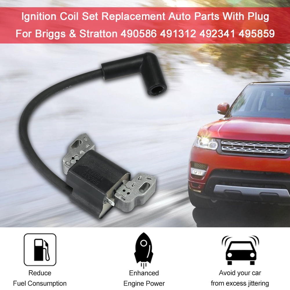 Lawnmowers Parts 9293 Rotary Ignition Coil Compatible With Briggs & Stratton 492341 Lawnmowers Parts 9293 Rotary Ignition Coil Compatible With Briggs & Stratton 492341