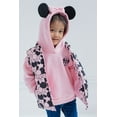 thumbnail image 5 of Disney Minnie Mouse Toddler Girls Zip Up Vest 2fer Jacket and Pullover Hoodie Toddler to Little Kid, 5 of 5