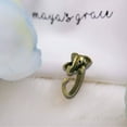 thumbnail image 4 of Maya's Grace Adjustable Elephant Ring for Women, Vintage Antique-Style - Bronze, 4 of 7
