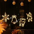 thumbnail image 3 of Christmas Lighting LED Christmas Suction Cup Light Moose Bell Room Party Christmas Festival Decorative Five-Pointed Star, 3 of 5