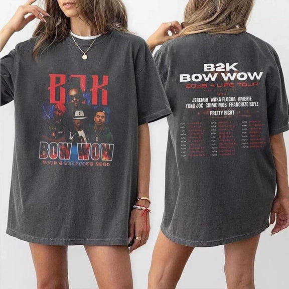 B2K Tour 2026 T-Shirt, Bow Wow Boys 4 Life Tee, Unisex Fan Gift