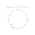 thumbnail image 2 of Z-Lite 11 Light Ceiling Plate, 2 of 2