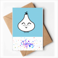 thumbnail image 1 of Garlic Sle Lovely Little Face Welcome Back Greeting Cards Envelopes Blank, 1 of 3