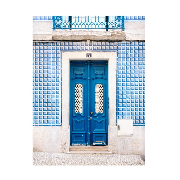 Raisa Zwart 'Blue Lisbon' Canvas Art