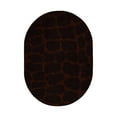 thumbnail image 1 of Furnish My Place Crocodile Floater Area Rug for Living Room, Dining Room, Kitchen, Bedroom, Made in USA - 3' x 5' Oval, 1 of 2