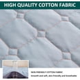 thumbnail image 4 of Mattress Protector Waterproof, Soft Quilted Mattress Cover Breathable Noiseless Machine, 4 of 7