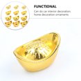 thumbnail image 2 of 20Pcs Auspicious Gold Ingot Design Cake Adornments New Year Party Cake Decors, 2 of 8