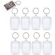 thumbnail image 1 of 25 llaveros de fotos, llavero de fotos transparente, llavero rectangular personalizado, llaveros acrílicos para insertar fotos, Halloween, Navidad, día de San Valentín (46 x 32 mm) ER, 1 of 5