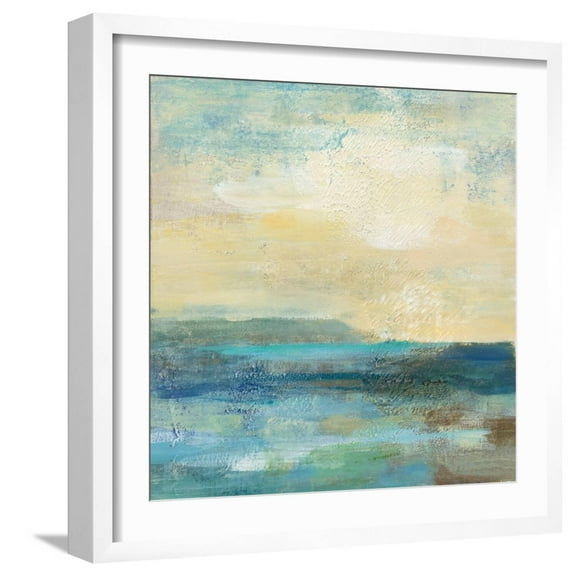 Art.com Sunset Beach I Art Print by Silvia Vassileva, White Frame Wall Art, 21" x 21"