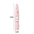 thumbnail image 3 of SLYNSHome Dog Paw Trimmer with LED Light,Rechargeable Cordless Electric Grooming Clippers Pet Hair Shaver for Dogs Cats - Pink, 3 of 8