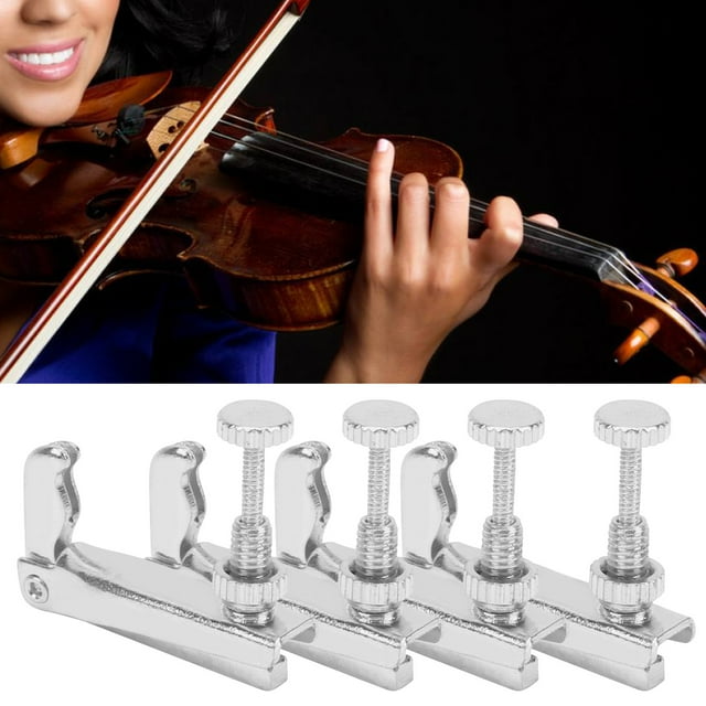 Cello Fine Tuners, 3/4-4/4 Violin Fine Tuners Fine Tuners Replacement Instrument Accessories 4Pcs Anti-rust For Cello