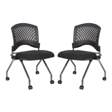 furnifact black foldable office chair product