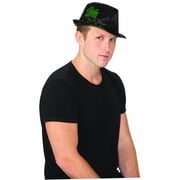 Rubies Costume Co. St. Patrick's Day Light Up Black Shamrock Fedora