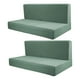 thumbnail image 3 of Fundas de cojín para Camper, fundas de respaldo, banco de repuesto fácil de instalar, 2 piezas verde, 3 of 8