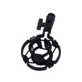 thumbnail image 4 of 3pcs Universal Plastic Condenser Microphone Mic Mount Holder Studio Recording Bracket For Large Diaphram Mic Clip SA19 Black, 4 of 6