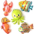 thumbnail image 1 of Globo de película de aluminio con forma de pez oceánico, tiburón, pulpo, caballito de mar, pez tropical, globo, pez payaso, globo de animal, 1 of 5