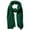 Green, variant on Women's Casual Solid Color Ruffled Long Scarf - Lightweight Draped Neck Wrap for Everyday & Layered Style Green,One Size
