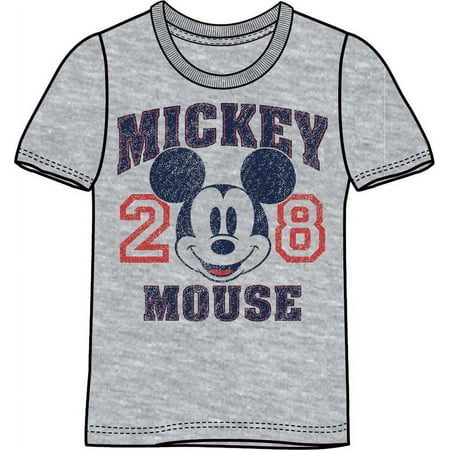 Disney Sz5 Hthr Gry Tee Mk Athletic