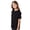 Black, variant on ® Youth Ecosmart Short Sleeve T-Shirt, 50/50 Cotton/Polyester Classic Fit Crew Neck Tee (Deep-Red, L)