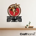 thumbnail image 2 of Craftnamesign Custom Metal Brazilian Jiu Jitsu Medal Hanger Wall Art, Jiu Jitsu Player Medal Holder, 2 of 4