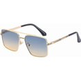 thumbnail image 1 of Retro Metal Men and Women Driving Sun Protection Sunglasses (Color : F, Size : Medium), 1 of 5