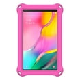 thumbnail image 2 of Dteck Case for Samsung Tab A 8.0 SM-T290/T295 2019, Kids Friendly EVA Rugged Shell Foldable Kickstand 360 Degree Rotayable Versatile Hand-full Ring Shockproof Anti-drop Lightweight Case,  Rose, 2 of 10