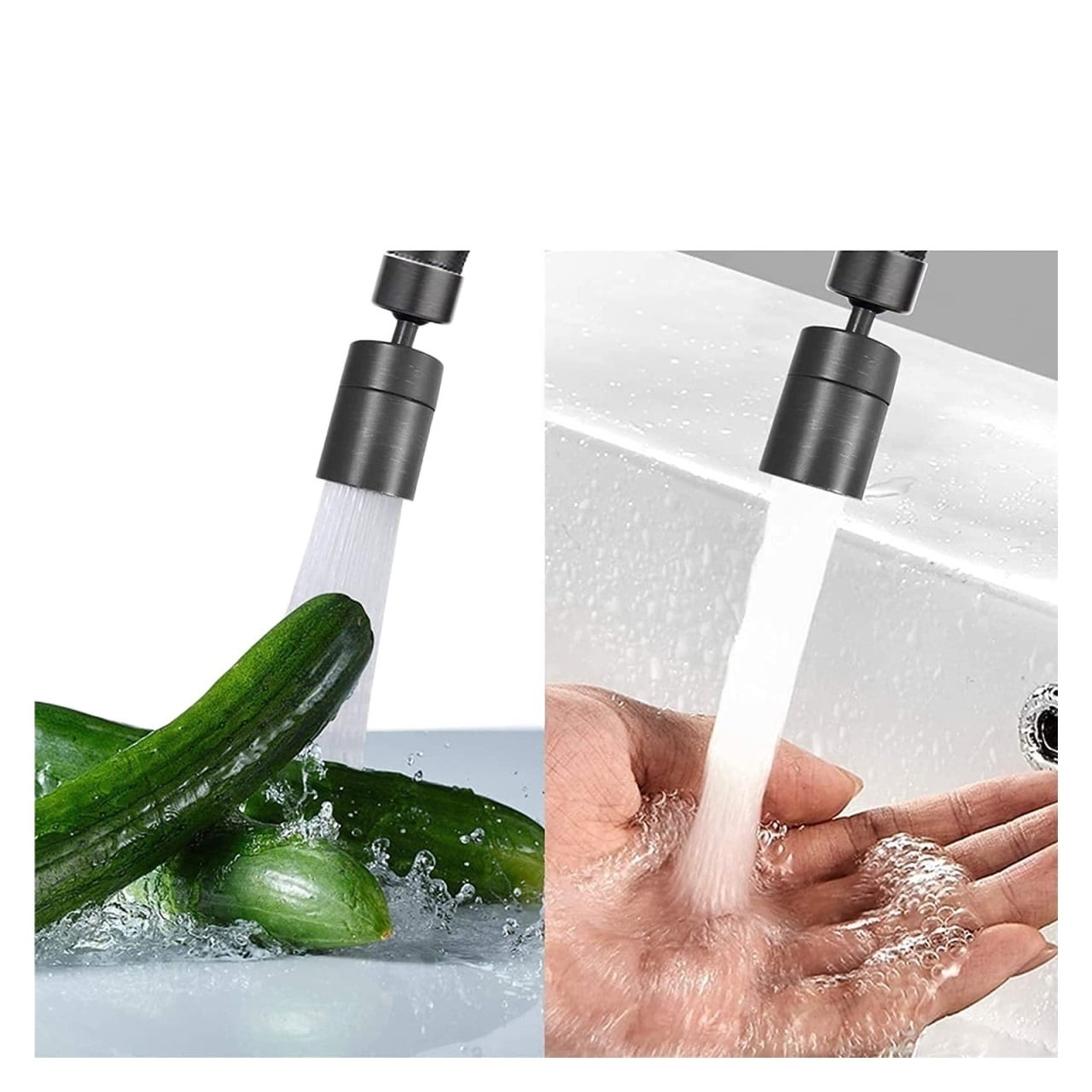 Kitchen Tap Brass Aerator Rotation Universal Splash Proof Swivel Water Saving Basin Faucet Bubbler Convenient To Install ,Easy to Use