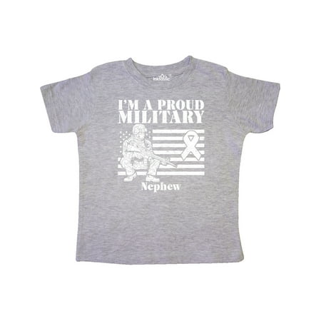 

Inktastic Proud Military Nephew Red Friday Gift Toddler Boy Girl T-Shirt